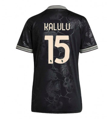 Juventus Pierre Kalulu #15 Tredjetrøje Dame 2025-26 Kortærmet